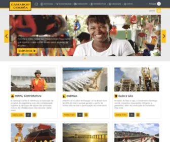 Construtoracamargocorrea.com.br(Página Inicial) Screenshot