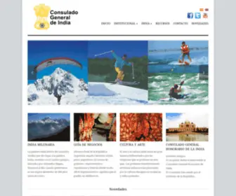 Consuladodeindia.int.ar(Consuladodeindia) Screenshot