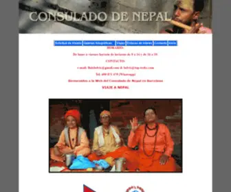 Consuladodenepal.org(CONSULADO DE NEPAL EN BARCELONA) Screenshot