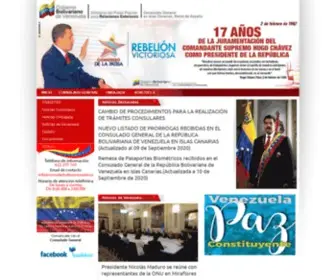 Consuladodevenezuela.es(Consulado General de la Rep) Screenshot