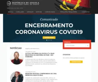 Consuladogeralangola-Porto.pt(Página inicial) Screenshot