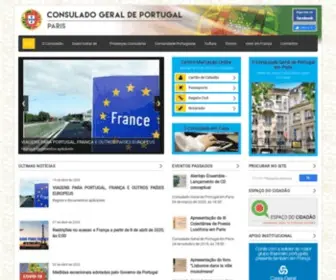 Consuladoportugalparis.org(Consulado Portugal Paris) Screenshot