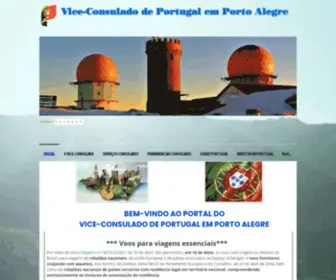 Consuladoportugalportoalegre.com(Vice-Consulado de Portugal em Porto Alegre) Screenshot