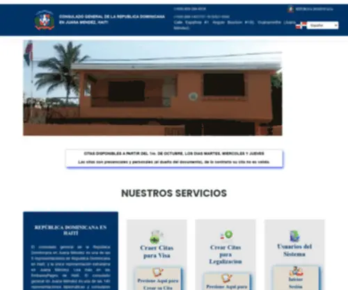 Consuladordjuanamendezhaiti.com(Solicitar Visa) Screenshot