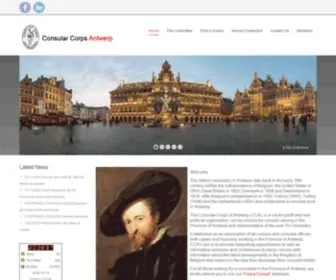 Consularcorpsantwerp.be(Consular corps antwerp) Screenshot