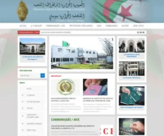 Consulat-Bobigny-Algerie.fr(Consulat d'Alg) Screenshot