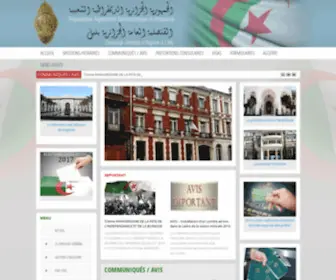 Consulat-Lille-Algerie.fr(Consulat Lille Algerie) Screenshot