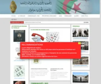 Consulat-Pontoise-Algerie.fr(Accueil) Screenshot