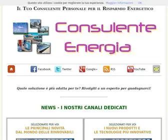 Consulente-Energia.com(CONSULENZE PERSONALIZZATE PERGUADAGNARE CON ENERGIE RINNOVABILI) Screenshot