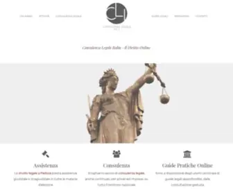 Consulenzalegaleitalia.it(Informazione giuridica e guide legali) Screenshot
