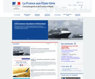 Consulfrance-Miami.org(Consulat) Screenshot