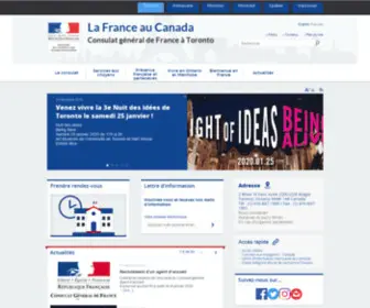 Consulfrance-Toronto.org(Consulat) Screenshot