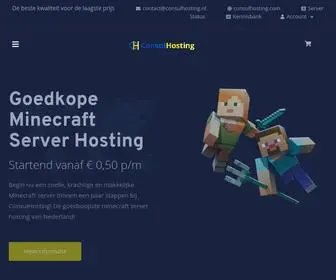 Consulhosting.nl(Goedkope Minecraft Hosting) Screenshot