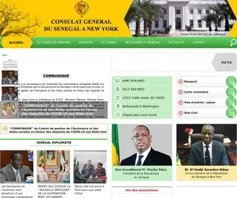 Consulsenegal-Newyork.org(CONSULAT GENERAL DU SENEGAL A NEW YORK) Screenshot