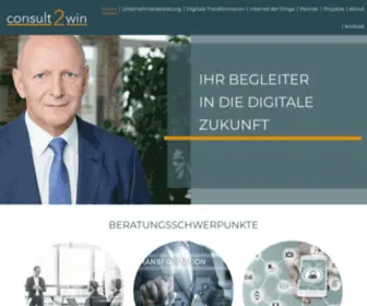 Consult2Win.eu(Ihr Unternehmensberater in Wien und Niederösterreich) Screenshot