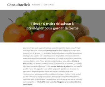 Consultaclick.com(Le Blog Santé Bien Etre en un click) Screenshot
