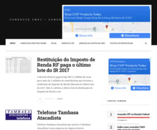 Consultacnpj.blog.br(Consulta CNPJ) Screenshot