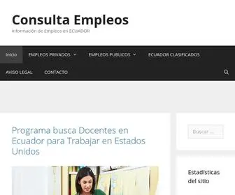 Consultaempleos.com(Consulta Empleos CONSULTA EMPLEOS) Screenshot