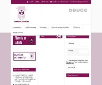 Consultafilosofica.es(Consulta Filosófica) Screenshot