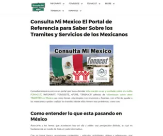 Consultamimexico.com(ᐈ) Screenshot