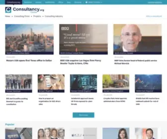 Consultancy.org(Global consulting industry platform) Screenshot