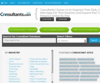 Consultants.com(Find Top Rated Consultants) Screenshot