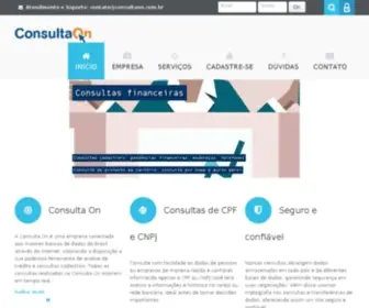 Consultaon.com.br(Consulta On) Screenshot