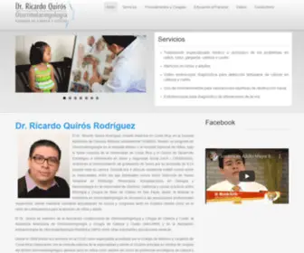 Consultaorl.com(Dr. Ricardo Quirós R) Screenshot