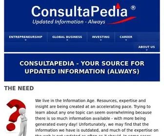 Consultapedia.com(About Us Menu Navigation) Screenshot