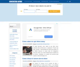 Consultar-Afore.com(Bienvenido) Screenshot