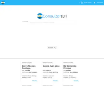 Consultarcuit.com.ar(Consultar CUIT) Screenshot