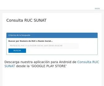 Consultaruc.org.pe(Consulta) Screenshot