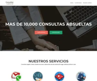 Consultaslaboral.com(Consultas Laborales Abogado Laboralista Perú) Screenshot