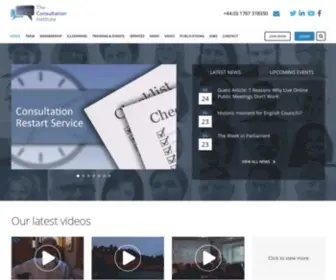 Consultationinstitute.org(The Consultation Institute) Screenshot