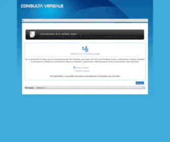 Consultaverbali.it(Consulta Verbali) Screenshot