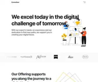 Consulteer.com(We excel today in the digital challenge of tomorrow) Screenshot