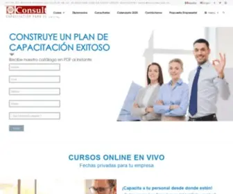 Consultek.com.mx(Capacitación) Screenshot