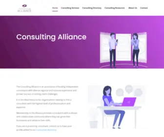 Consultingalliance.org(The Consulting Alliance) Screenshot