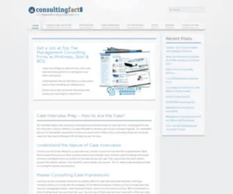 Consultingfact.com(Management Consultant Jobs) Screenshot