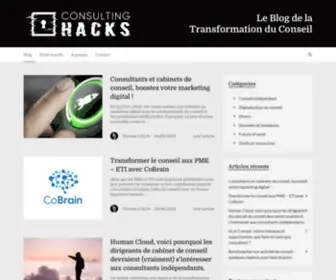 Consultinghacks.fr(Le blog de la transformation du conseil Mon titre) Screenshot