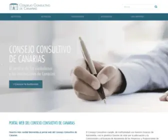 Consultivodecanarias.org(Consejo Consultivo de Canarias) Screenshot
