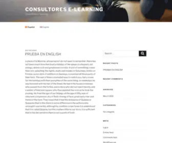 Consultoreselearning.com(Consultores e) Screenshot