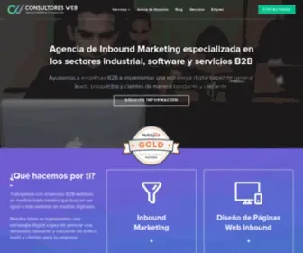 Consultoresweb.com.mx(Agencia de Inbound Marketing en Monterrey) Screenshot