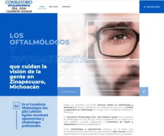 Consultoriooftalmologicodrajuliacalderon.net(Consultorio Oftalmológico Dra. Julia Calderón Aguilar) Screenshot