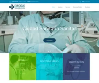 Consultoriosciudadsanitariasanitas.com(Edificio de Consultorios Ciudad Sanitaria Sanitas P.H) Screenshot