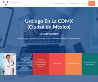 Consultoriourologia.com.mx(Urólogo En CDMX) Screenshot