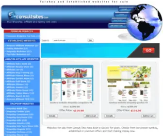 Consultsites.com(Turnkey websites for sale) Screenshot
