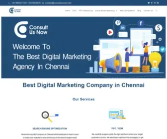 Consultusnow.com(Best Digital Marketing Company in Chennai) Screenshot