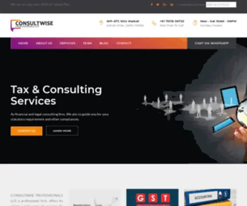 Consultwiseprofessionals.com(Consultwise Professionals LLP) Screenshot