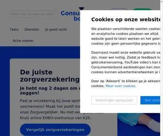 Consumentenbond.nl(Altijd de beste keuze) Screenshot
